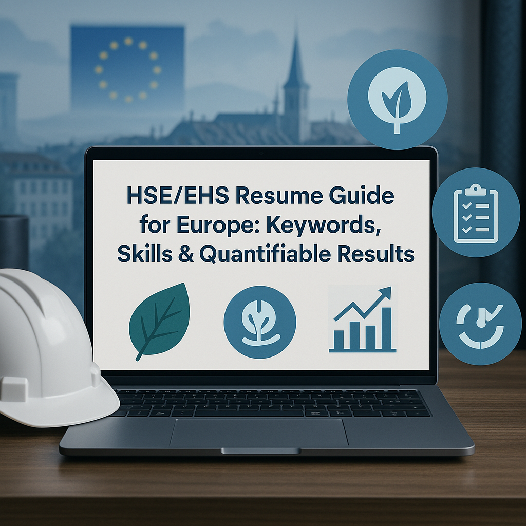 HSE/EHS Resume Guide for Europe: Keywords, Skills & Quantifiable Results