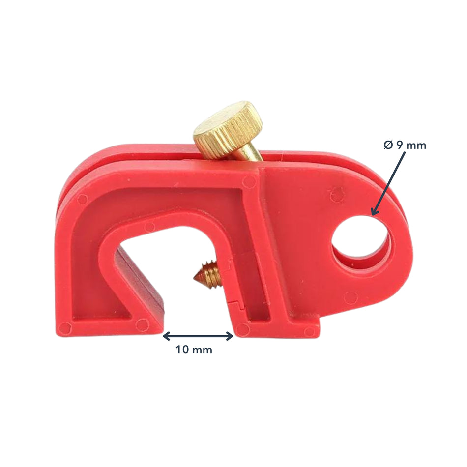 MCB Nylon Circuit Breaker Lockout with Pin - Style 2