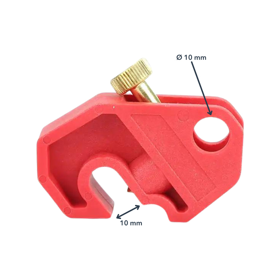 MCB Nylon Circuit Breaker Lockout with Pin - Style 1