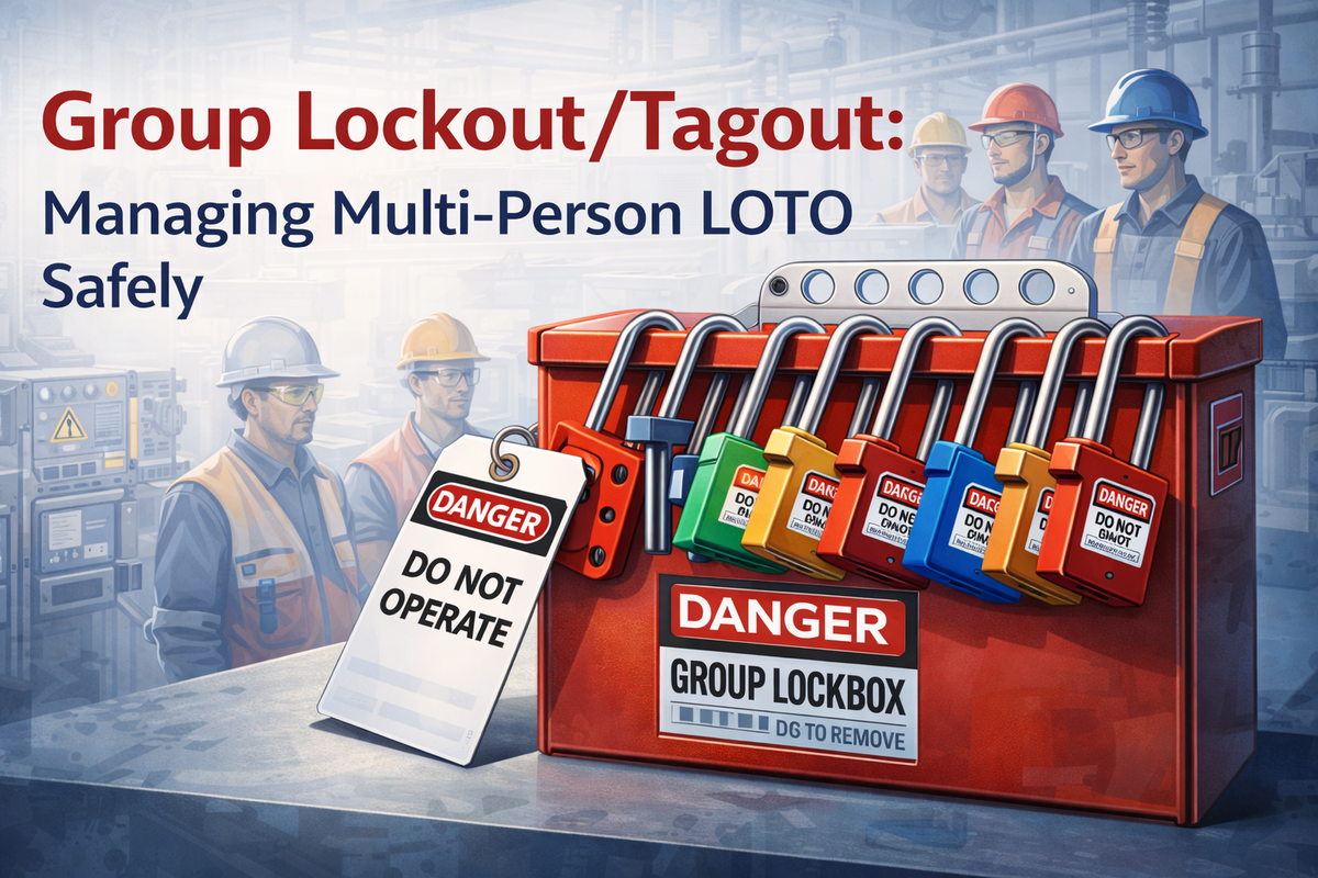 Group Lockout Tagout: Managing Multi-Person LOTO Safely