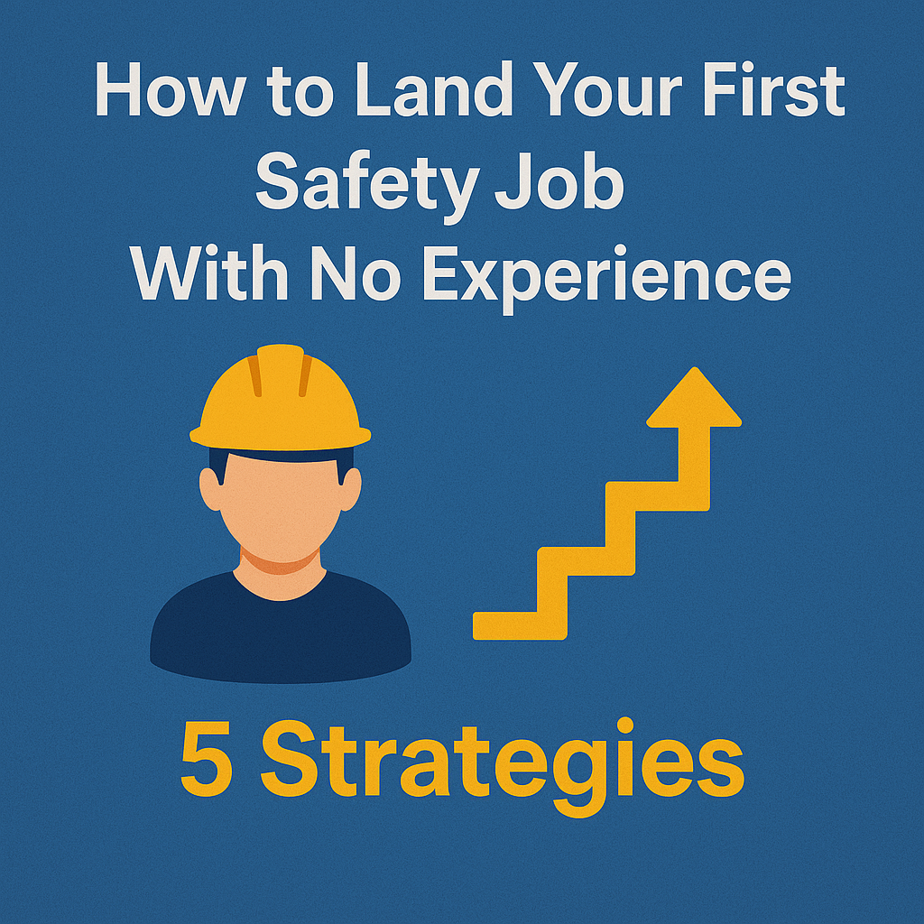 How to Land Your First Safety Job With No Experience: 5 Strategies