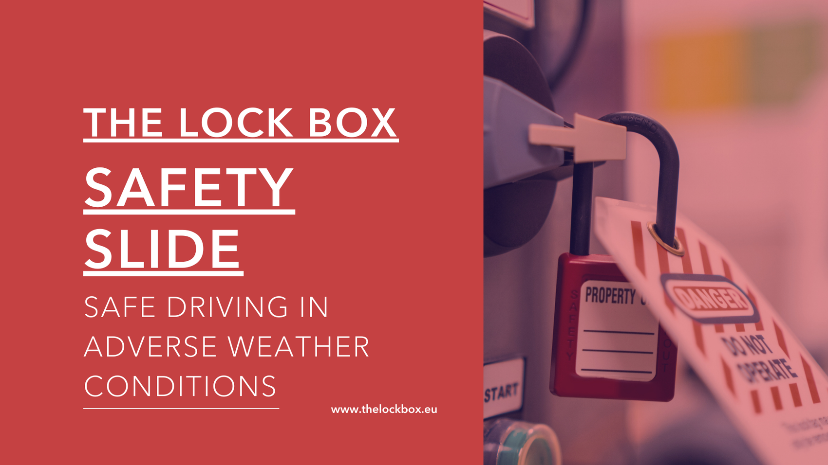 Safety Slide for Safe Driving in Adverse Weather Conditions