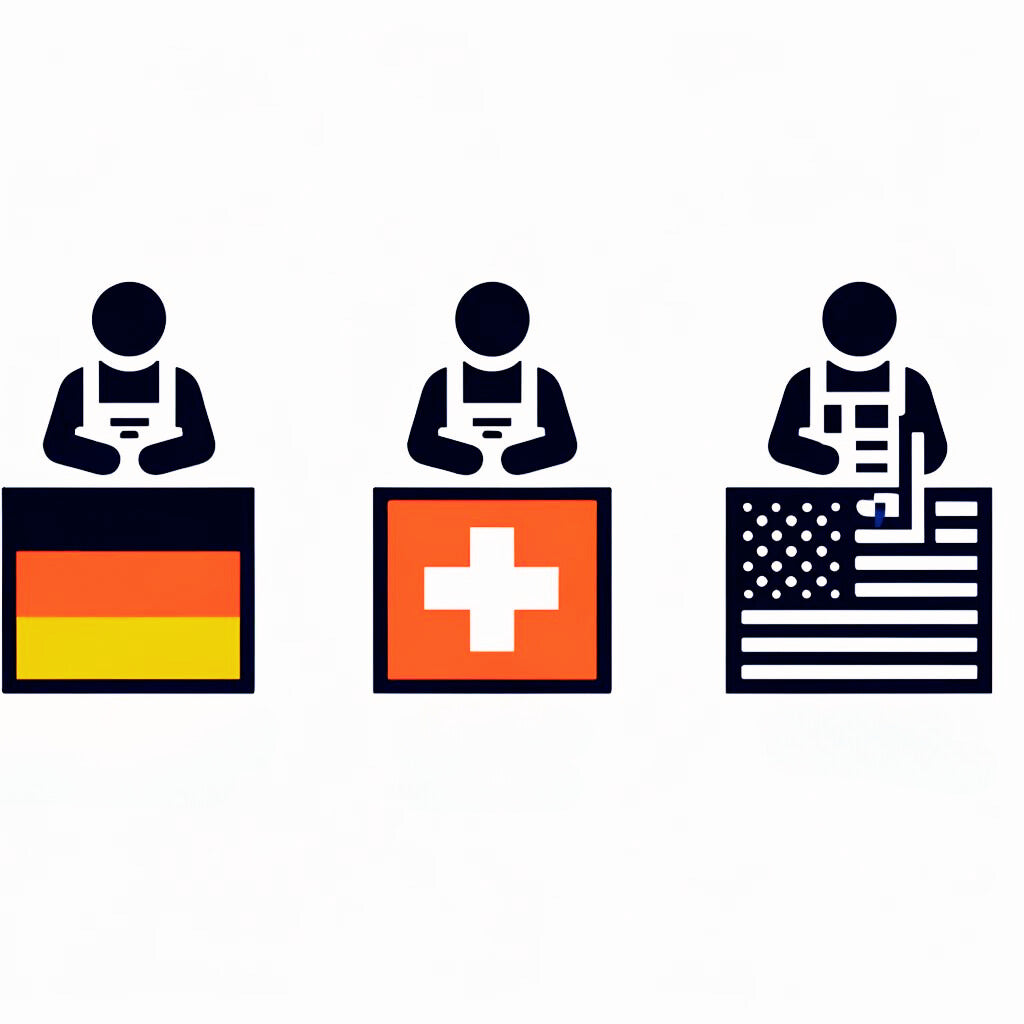 ISO 7010: Einführung in Deutschland, der Schweiz und den USA