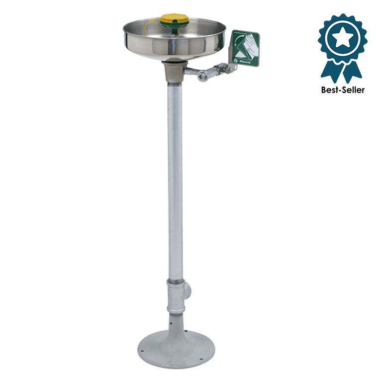 Freistehende Edelstahl-Augendusche AXION® 7461 für Industrie