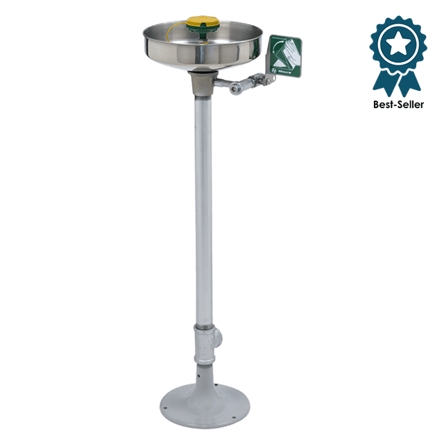 Freistehende Edelstahl-Augendusche AXION® 7461 für Industrie