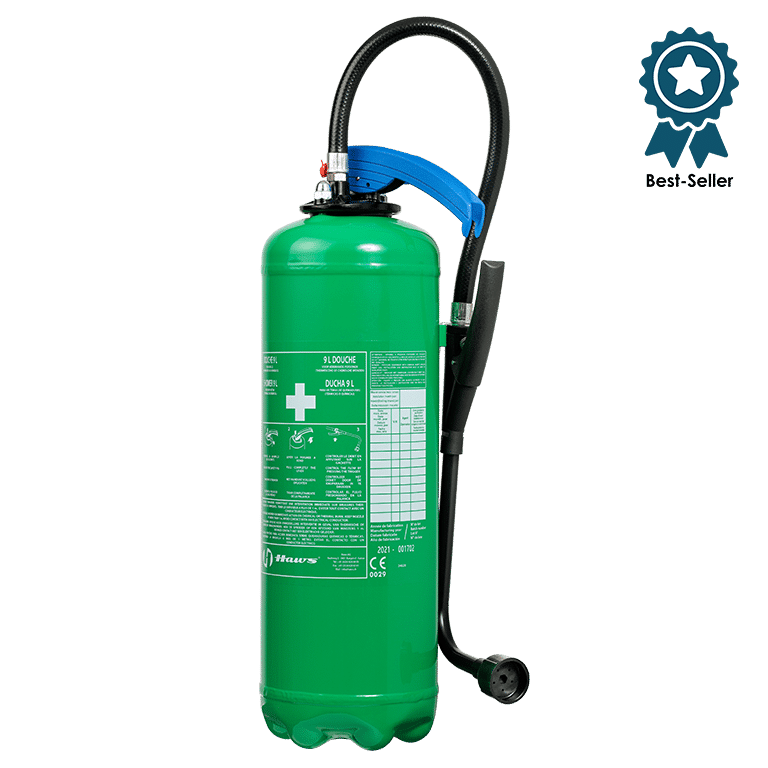 Haws® 8140 Douche d’Urgence Portable à Cartouche CO₂ – 9L
