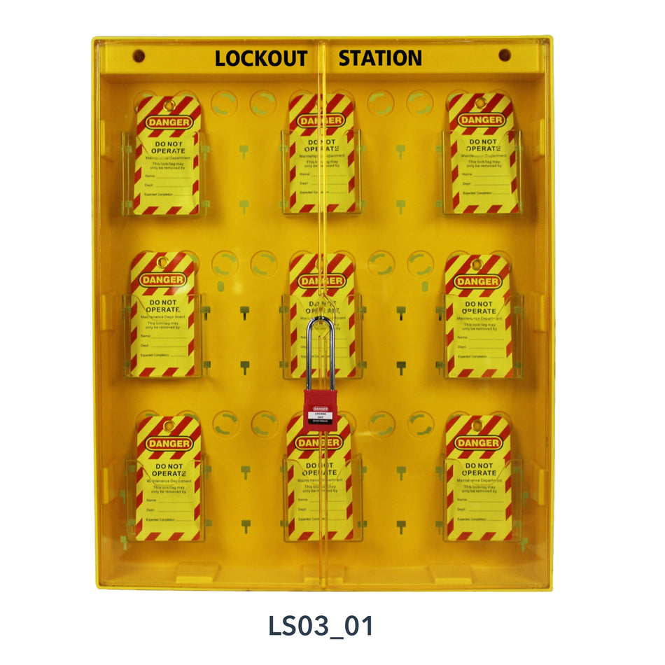 Lockout-Tagout-Station - Etiketten