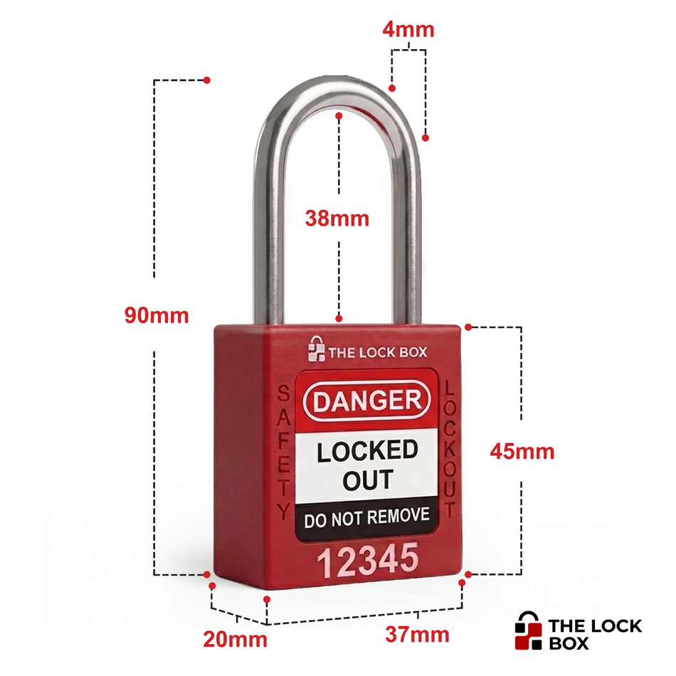 Cadenas de Consignation Acier Mince 38mm
