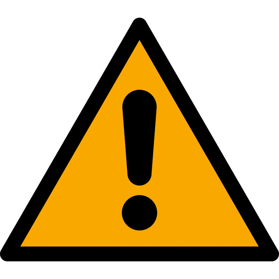 General Warning Sign - W001 | ISO 7010