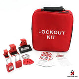 Electrical Lockout Kit, 2 padlocks and 3 clamp-on lockouts