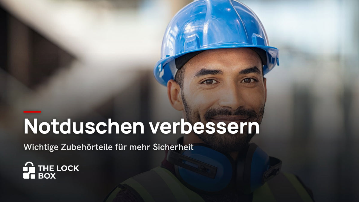 Notduschen verbessern: Wichtige Zubehörteile für mehr Sicherheit