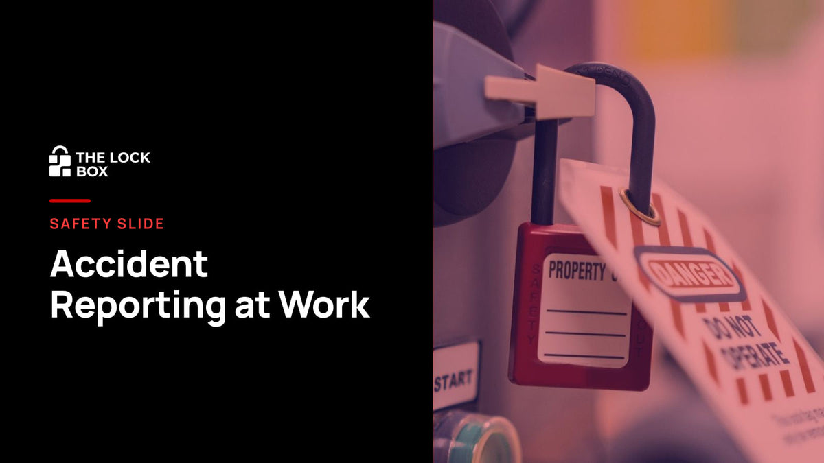Safety Slide for Accident Reporting At Work