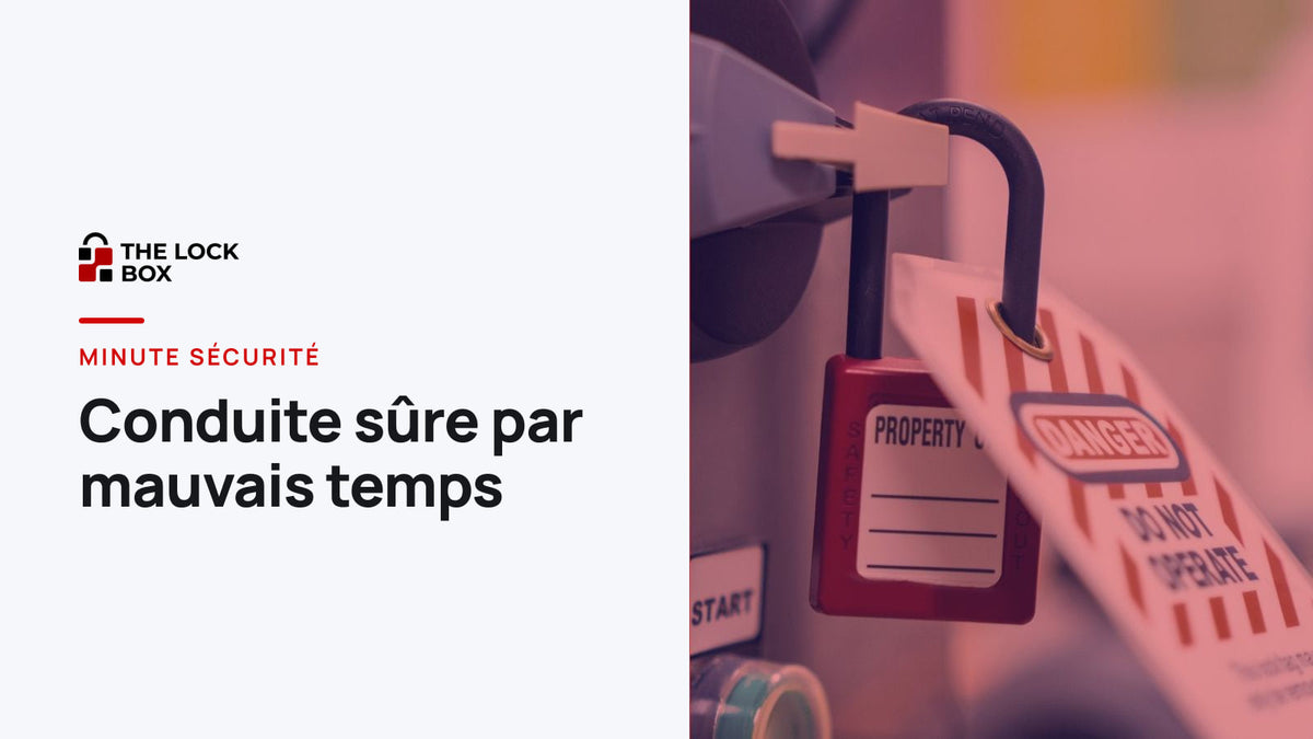Minute sécurité : conduite sûre par mauvais temps