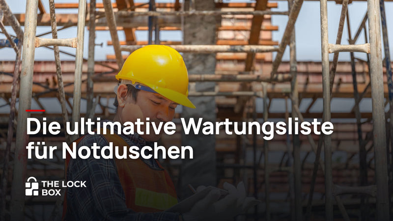 Prüfung von Notduschen: Checkliste, Intervalle, Prüfprotokoll