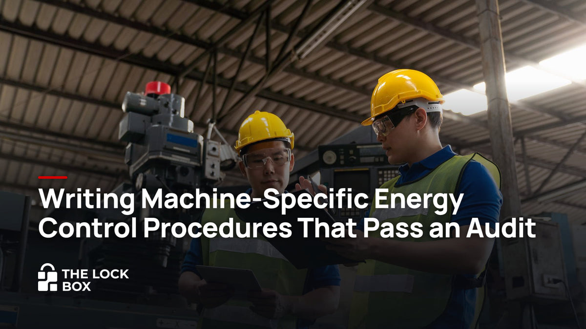 Writing Machine-Specific Energy Control Procedures That Pass an Audit